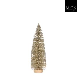 Kerstboom deco D10xH32cm goud