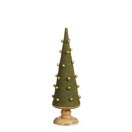 Kerstboom deco D11xH40cm groen