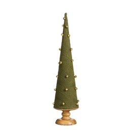 Kerstboom deco D13xH56cm groen