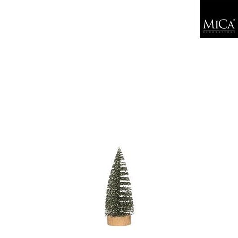 Kerstboom deco D6xH15cm groen