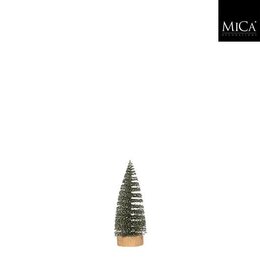 Kerstboom deco D6xH15cm groen