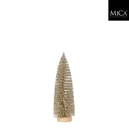 Kerstboom deco D8xH25cm goud