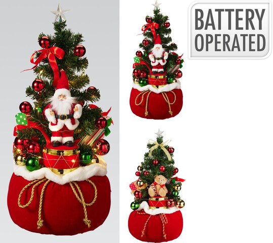 Kerstboom deco H60cm Led 2ass