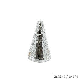 Kerstboom Disco H17,5cm zilver
