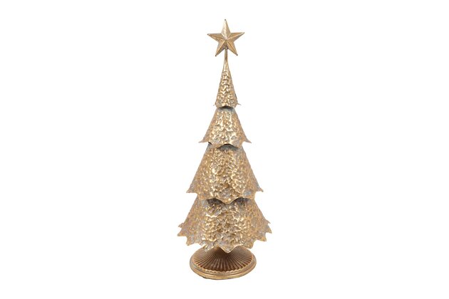 Kerstboom Evie 21x21x52cm goud
