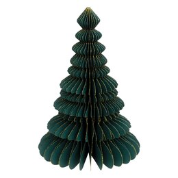 Kerstboom H30cm papier groen