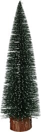 Kerstboom H35cm groen met sneeuw