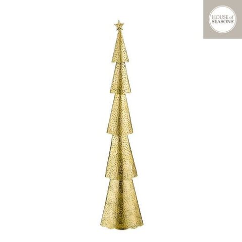 Kerstboom H89cm goud metaal