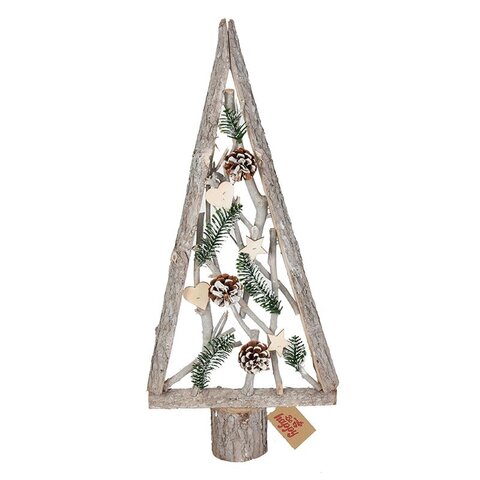 Kerstboom hout 30x10x70cm naturel