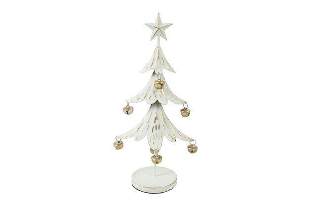 Kerstboom Katja 15x9x32cm wit