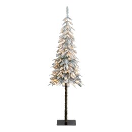 Kerstboom Lodge D53xH185cm 100L frosted groen