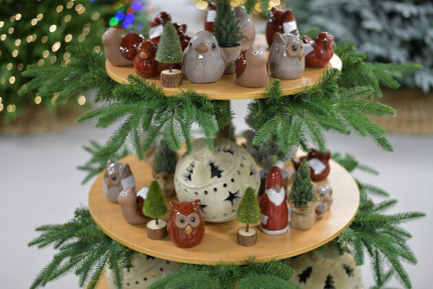 Kerstboom met plateau - afbeelding 2