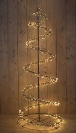 Kerstboom Swirl cluster H210cm 960Led classic warm wit