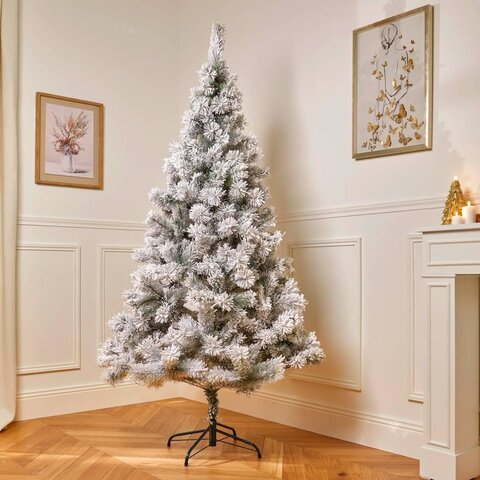 Kerstboom Windy Peak 180cm met sneeuw - afbeelding 2