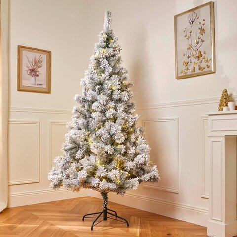 Kerstboom Windy Peak 180cm met sneeuw - afbeelding 4