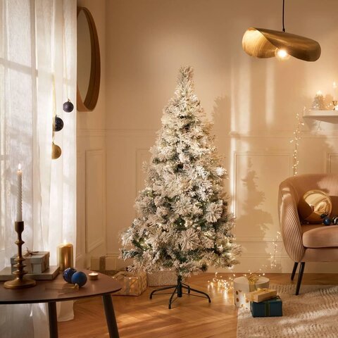 Kerstboom Windy Peak 180cm met sneeuw - afbeelding 6
