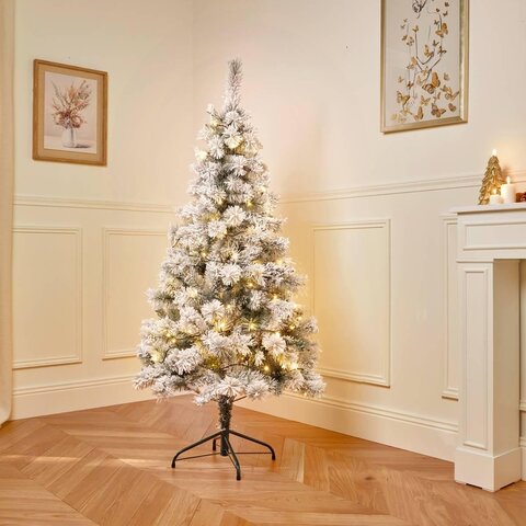 Kerstboom Windy Peak H150cm sneeuw - afbeelding 3