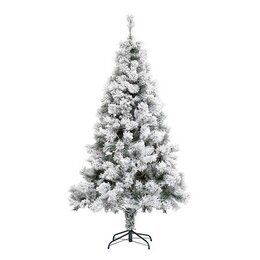 Kerstboom Windy Peak H300cm gevrozen wit