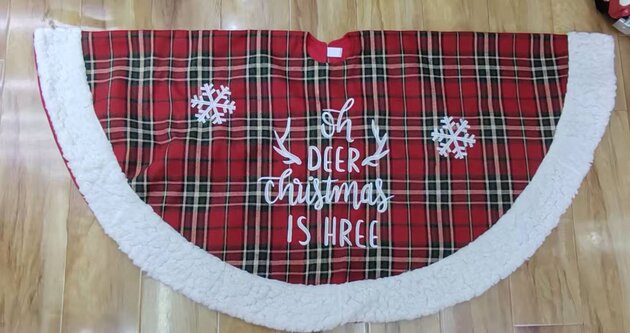 Kerstboomrok 1,2m