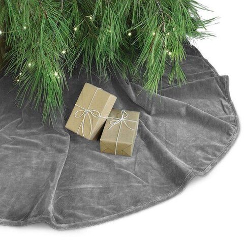 kerstboomrok 120cm Kelsey dark grey