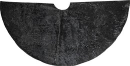 Kerstboomrok Barok D120cm fluweel zwart