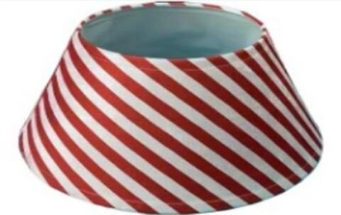 Kerstboomrok Candy rood wit gestreept