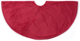 Kerstboomrok D120cm fluweel rood