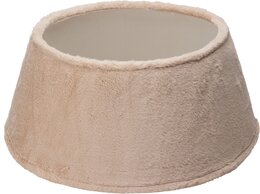 Kerstboomrok D55cm fluweel beige