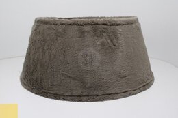 Kerstboomrok D55cm fluweel taupe - afbeelding 2