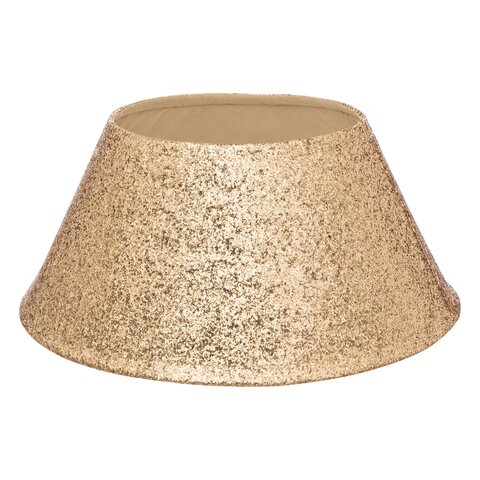 Kerstboomrok D56cm goud glitter