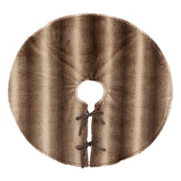 Kerstboomrok D90cm bont bruin