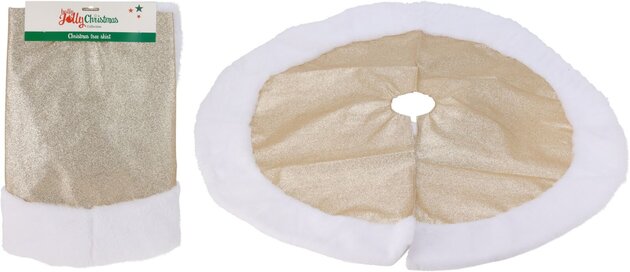 Kerstboomrok D90cm champagne