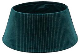 kerstboomrok groen velours