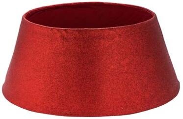 kerstboomrok rood glitter