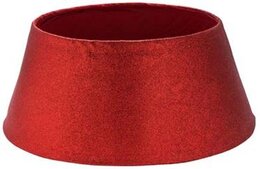 kerstboomrok rood glitter