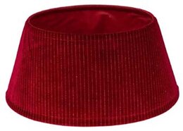 kerstboomrok rood velours