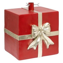 Kerstboomvoet 30x27x35cm kado rood