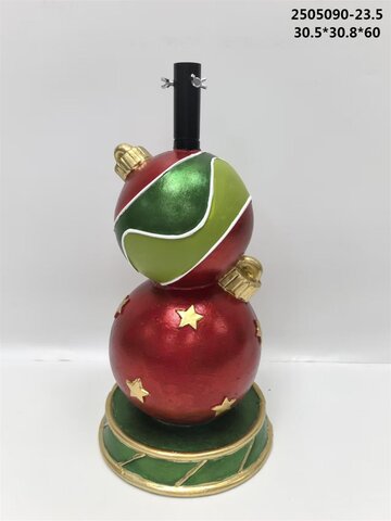 Kerstboomvoet ballen 31x31x60cm