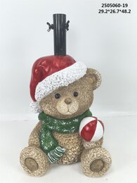 Kerstboomvoet beer 30x27x49cm
