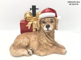 Kerstboomvoet hond 46x37x36cm