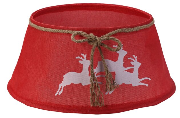 Kerstboomrok rood rendieren