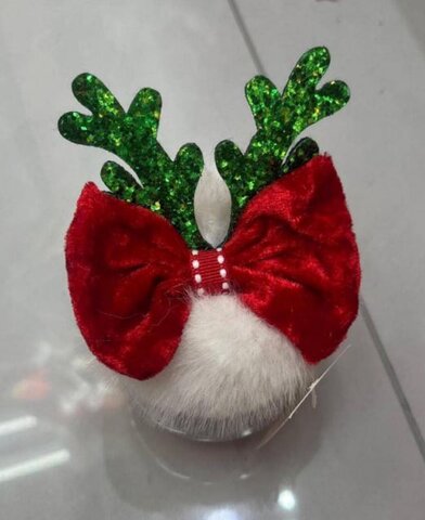 Kerstdecoratie gewei14x7cm