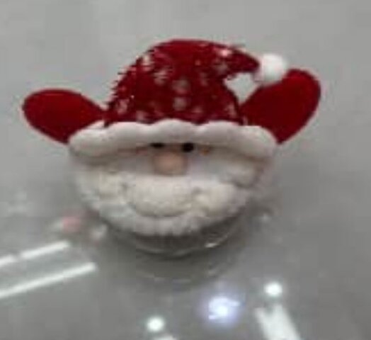 Kerstdecoratie Kerstman 14x7cm