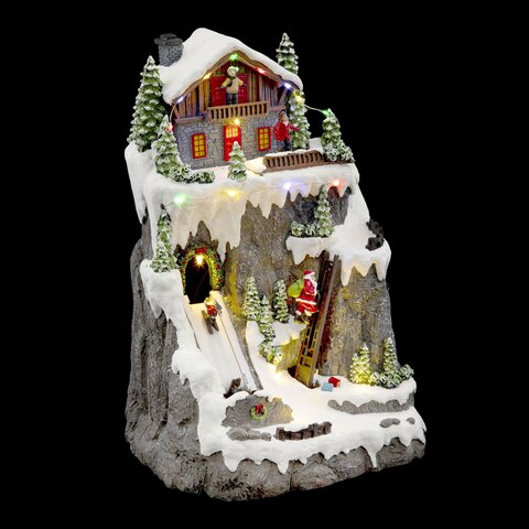 Kerstdorp 17L Kerstman met huis
