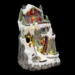 Kerstdorp 17L Kerstman met huis