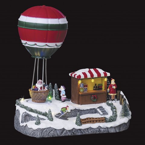 Kerstdorp 9L luchtballon