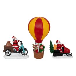 Kerstdorp acc figuur auto 2ass