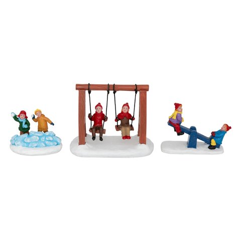 Kerstdorp acc figuur kinderen 3ass