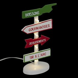 Kerstdorp acc wegwijzer 4Led