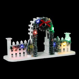 Kerstdorp accessoire bloemenboog 12L